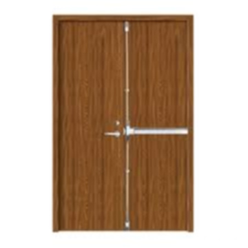 Fabricación profesional Fabricación personalizada FD30 Puerta de madera personalizada de madera con calificación incendia para apartamento para apartamento